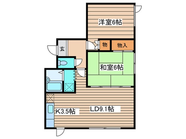 マデレイド佐野の物件間取画像